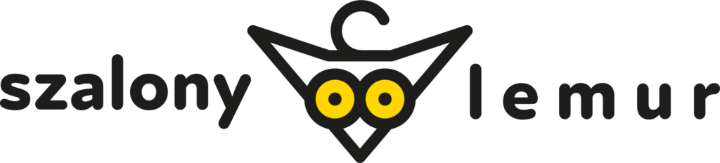 Szalony lemur - logo lemura